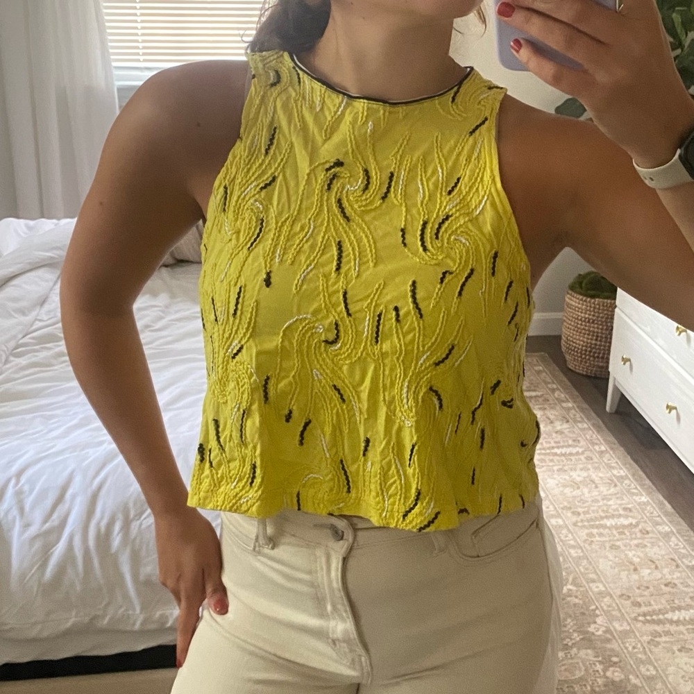 Yellow top - made in Italy!